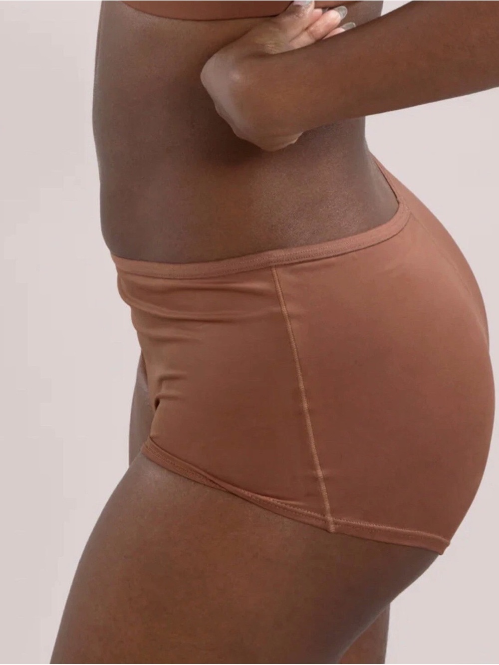 2 Pair Nude Barre Women's Girlshorts Underwear, 4PM, Small, NEW